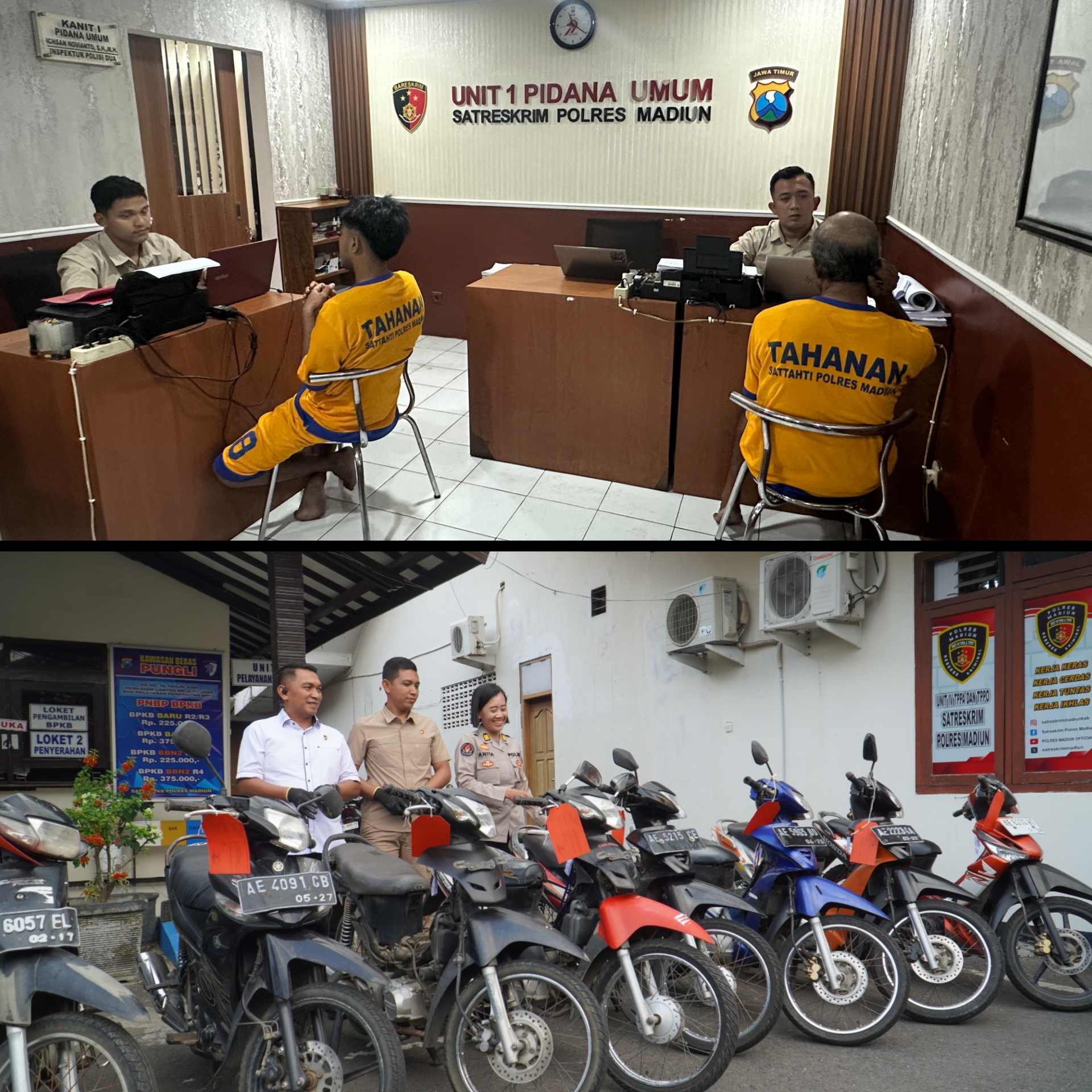 Pelaku Pencurian Motor Antar Kecamatan di Madiun Dibekuk, Polisi Ungkap Banyak TKP