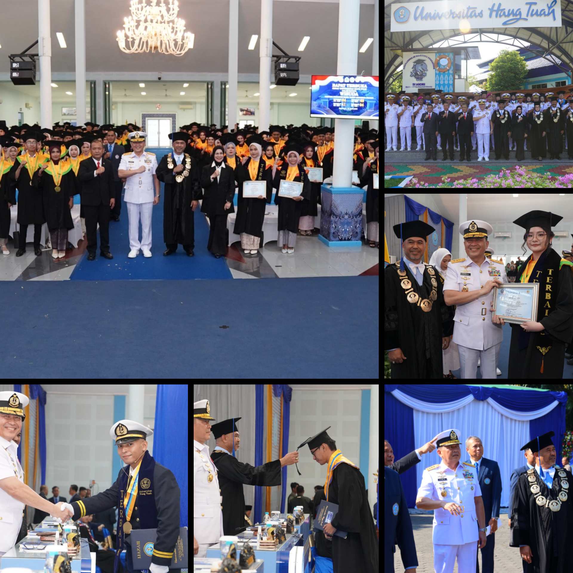 Perkuat SDM Maritim, UHT Kukuhkan 591 Lulusan dengan Dukungan Wakil Kepala Staf Angkatan Laut