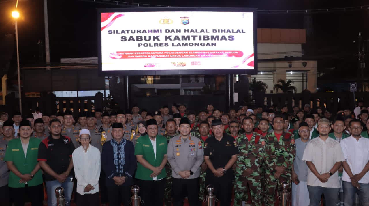 Polres Lamongan Perkuat Sinergi Dengan Masyarakat Lewat “Sabuk Kamtibmas”
