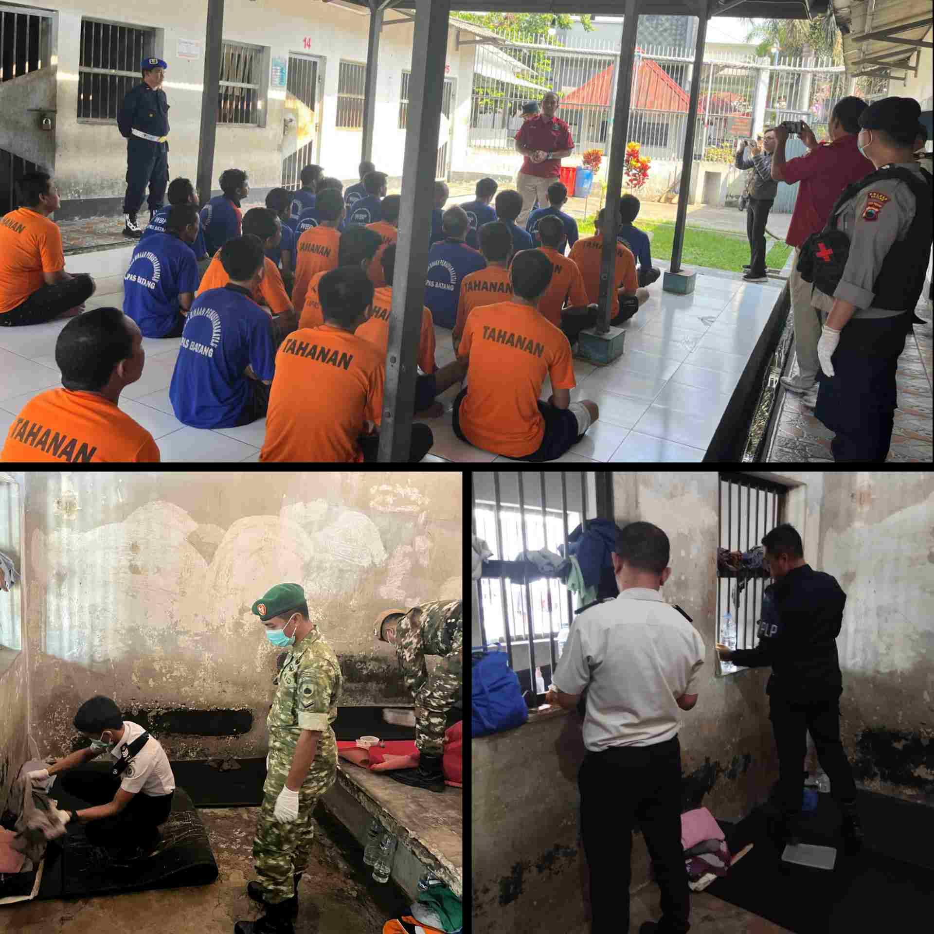 Komitmen Zero HALINAR, Satops Patnal Lapas Batang Gelar Razia Kamar Hunian dan Penertiban Instalasi Listrik