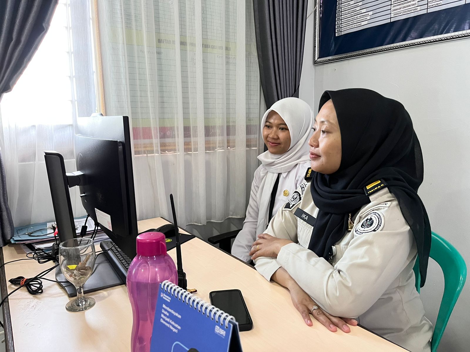 ​Tingkatkan Kompetensi Tata Kelola Dokumen, Staf Urusan Umum Lapas Batang Ikuti Sosialisasi Kearsipan Secara Virtual