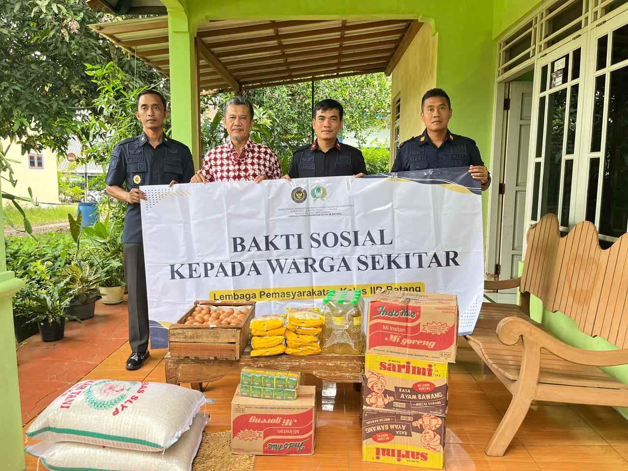 Wujud Kepedulian Sosial Lapas Batang Gelar Bakti Sosial di Panti Asuhan Umar bin Khottob