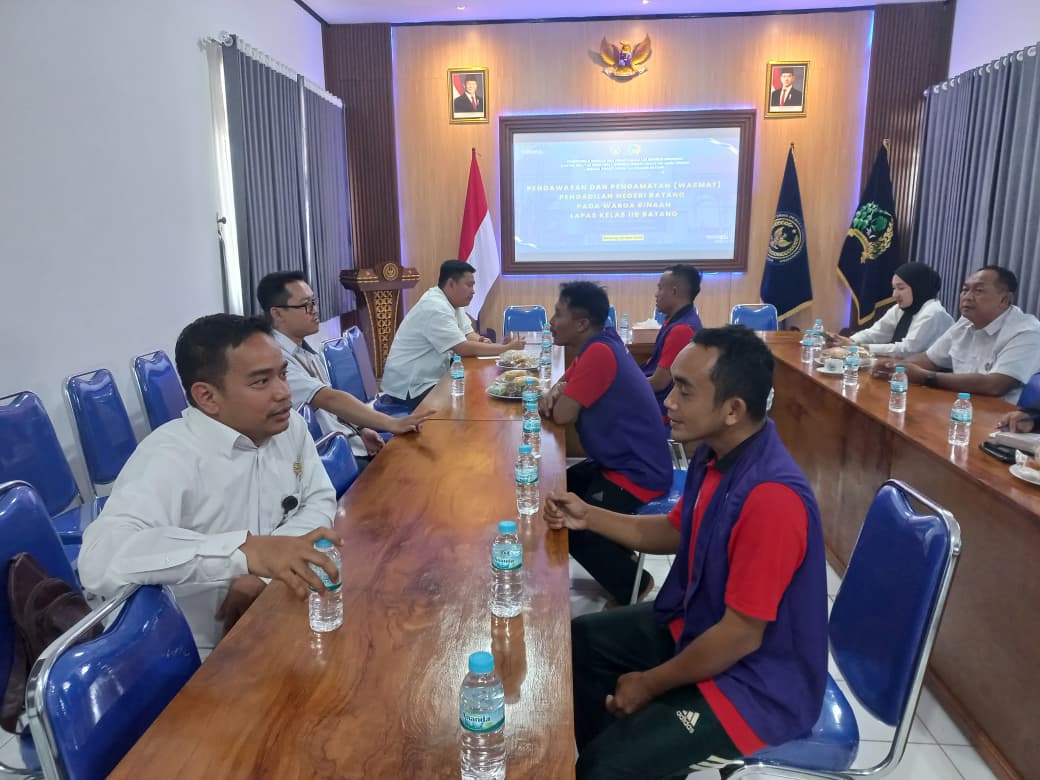 Uji Efektivitas Putusan Hukum, PN Batang Laksanakan Kegiatan Pengawasan dan Pengamatan (Wasmat) di Lapas Batang